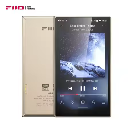 FiiO M21 Android 13 HIFI Music Player MP3 Walkman with Snapdragon 680, 950mW output Hi-Res Audio DSD