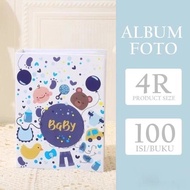 Aesthetic 4R Photo ALBUM contains 100/ 4R Photo album book Family Photo album