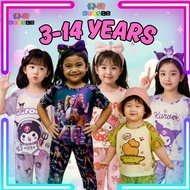 Baju Tidur Budak Perempuan Lelaki Pyjamas Kids Girl Boy Pajamas Kids Nightwear Sleepwear Baju Budak 