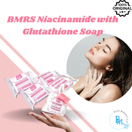 BMRS Niacinamide With Glutathione Soap 10x Whitening Soap & Moisturizing with Scrub
