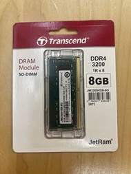 [3C]創見8GB JetRam DDR4 3200 筆記型記憶體 (JM3200HSB-8G)