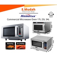 Homelux Commercial Microwave Oven 17L 25L 34L | HMO-DM17L HMO-SM25L HMO-SM34L