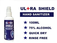 Ultra Shield Hand Sanitizer 100ml 75% Isopropyl alcohol