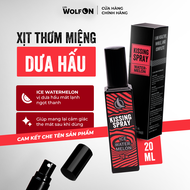 Xịt Thơm Miệng Kissing Spay Wolf ON Hương Trái Cây Bạc Hà Thơm Mát Sảng Khoái Nhỏ Gọn 20ml