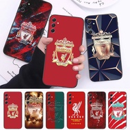 D6 Liverpool Club for Samsung A54 5G A55 A60 A70 A71 A72 A73 F62 Compatibility TPU Spot Black Plasti