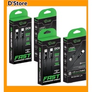 DMES DC6 Type C To Type C 3A 60W PD Powerbank Android Cable QC 3.0 Wear Resisting/DMES DC8 Type C To