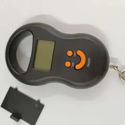 Black Electronic Hanging Scale LCD Digital Scale BackLight Fishing Weights Pocket Scale Luggage Scal