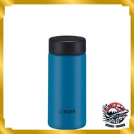 [TIGER] Tiger Vacuum Insulated Stainless Bottle 200ml, White, Hot Water OK, Dishwasher-safe Integrated Gasket Model. Easy Cap, Vacuum Insulated, Keeps Warm/Cold, Can be Used as a Tumbler, Sea Blue, MMP-W020AP