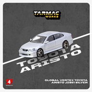 TARMAC WORKS 1/64 x GLOBAL VERTEX Toyota Aristo JZS61 Silver