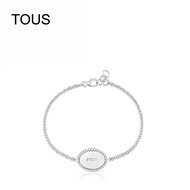TOUS Silver Chain Bracelet Plaque TOUS Mom Suitable For Women Birthday Gift Valentine's Day Gift