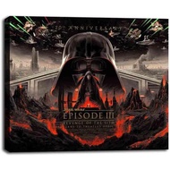 Revenge of The Sith Movie Poster Canvas Wall Art Anakin 20th Anniversary Posters Mural Collection Gi