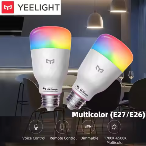 YEELIGHT Smart LED Bulb Colorful M2 Bluetooth Connection E26/E27 Dimmable 1700K-6500K Voice Control 