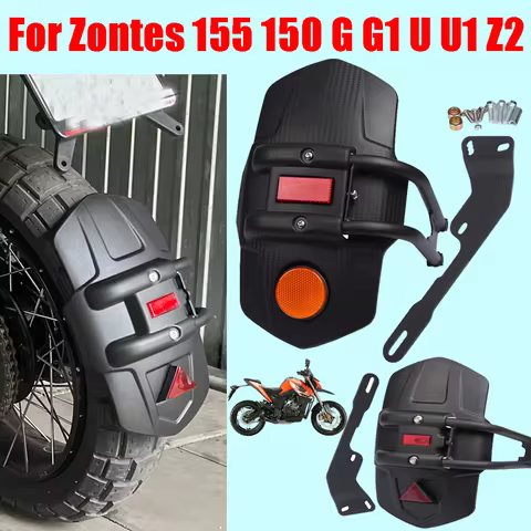 Motorcycle Accessories Rear Fender Mudguard Splash Guard For ZONTES G1 155 G 150 ZT155 Z2 ZT 155 U U