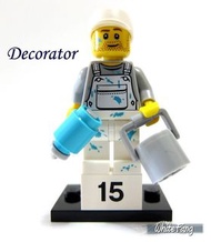 71001 Lego minifigure series 10 - decorator