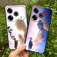 Case for tecno pova 6 5g / 6 neo / 6 pro 5g printed with calligraphy image of peace, mind, peace / f