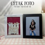 WORDGIFT Photo Printing Package + Minimalist Frame 16.5 cm x 21.5 cm (5R) Photo Frame Photo Print be