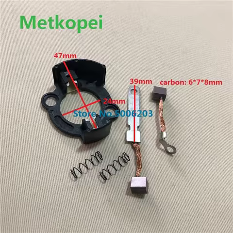 Motorcycle C100 DY100 DY110 WS110 moto carbon brush holder for Honda 100cc 110cc WS DY 100 110 start