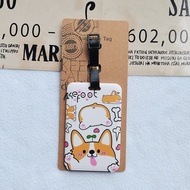 Travel Must-have Cute Luggage Tag Puppy Shiba Inu Corgi Luggage Tag UH4I