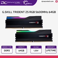 G.Skill Trident Z5 RGB 64 GB (2 x 32GB) DDR5 5600MHz CL36 Desktop Memory Kit F5-5600J3636D32GX2-TZ5RK