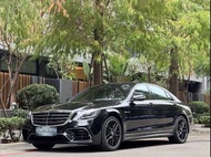 2014 M-Benz s350d l 改18型63外觀 摸門 舒適頭枕 室內氣氛燈 後座電動遮陽套件 衛星導航 藍芽音訊 電吸門