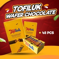 Tofiluk Caramel Crunch Wafer Chocolate (1 Box 48pcs)