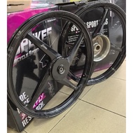 SUPERFLY VARIO 125 VARIO 150 1.4 /1.6 -17INCH 4 SPOKES  4LEG 4 BATANG PROJECT X SPORT RIM SET (2 PCS