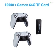 Toho Ampown U9 TV Game Stick With Two 2.4G Wireless Controller Retro Video Games Console Gaming Player Game Box