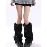 Faux Fur Boot cover Leg Warmer Synthetic Fur Korean Fashion Winter