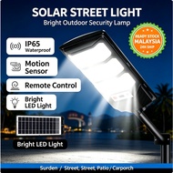 【READY STOCK MALAYSIA】Solar Street Light 200W 300W Lampu Jalan Solar LED IP65 Waterproof Motion Sens