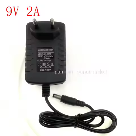 Power Supply Charger Adapter DC 9V 2A Adaptor DC 9 Volt DC Swiching EU 220V To 12V Led Strip lamp