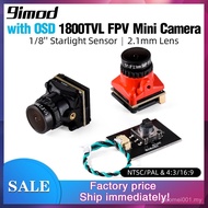 9IMOD FPV Camera 1800TVL 5MP 2.1mm 1/8 inch Starlight Sensor 5V-40V NTSC/PAL with OSD Internal for R