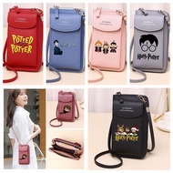 Anime Crossbody Bag Sling Bag Student Mobile Phone Bag Shoulder Bag Harry Potter Long Wallet