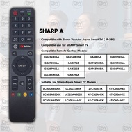 【𝐅𝐑𝐄𝐄 𝐁𝐀𝐓𝐓𝐄𝐑𝐘 𝐀𝐀𝐀𝐗𝟐】Replacement Remote control For SHARP Led Lcd TV ALAT KAWALAN GB225WJSA 遥控 LC60UA