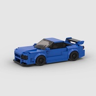 MOC Nissan GTR R34 Super Sports Cars Building Blocks Toys For Kids Boys And Girls Compatible With Le