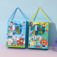 Students Stationery Set 9-in-1 Kit Includes 1xHand-shake Penicl Sharperner, 2xPencil Cap, 1x Eraser,