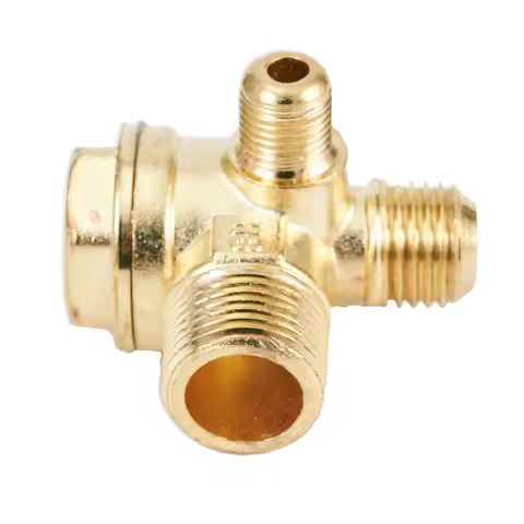 16mm 14mm 10mm Air Compressor 3 Ways Check Valve Zinc Alloy Check Valve Return Pump Accessories Thre