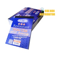 Restaurant Order Chit / Table Number Quick Note / Buku Pesanan Restoran Makan 3.5 x 5 inch 50 Set x 2ply NCR