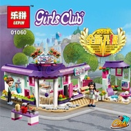 ..เหมาะเป็นของฝากของขวัญได้ Gift Kids Toy.. ตัวต่อเรโก้ Girls Club ร้านอาหาร LEPIN01060 จำนวน 423 ชิ้น ..สินค้าเกรดพรีเมี่ยม คุณภาพดี...