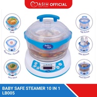 Baby Safe 10 In 1 Multifunction Steamer Baby Food Maker Steril Botol