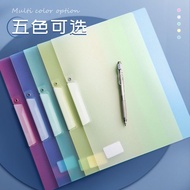 Thickened a4 Rotating Side Buckle Folder A4 Drawing Rod Folder Student Folder File Folder Pull Side 