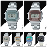 [WCO] A168WA Series x Casio ft. Vintage Men Casual Hexagon Watch A168XES A168WER A168WEM A168WA A168