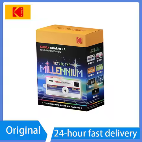 Kodak Charmera Keychain Digital Camera Blind Box Millennium Single Box Mini Camera with 1.6 Megapixe