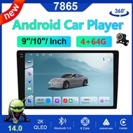 9" & 10"inch ⚡TS7  7865S Android Player 360⚡ 4GB RAM+64GB)  8 cores  Car Multimedia MP5 Player Free 