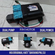 Hiu double Dinamo Mesin Pompa Cuci Motor Ac Mobil Tekanan Tinggi 12V DC double Pumpa Hiu