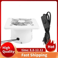 4 Inch Inline Duct Fan Air Ventilator Metal Pipe Ventilation Exhaust Fan Extractor Bathroom Fan Duct