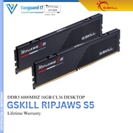 G.SKILL RIPJAWS S5 | BLACK | 6000MHz | 16GB (1x16GB) | CL36-36-36-96 1.35V | INTEL XMP | RAM DESKTOP