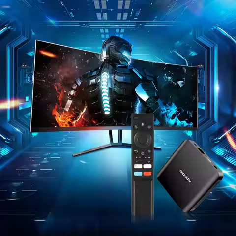 TV98 ATV PLUS Android 14.0 Smart TV Box Dual WIFI BT5.0 4K HD Set Top Box 1GB 8GB/2GB 16GB TV Box Al