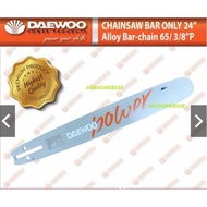 Original Daewoo 24" chainsaw bar only ALLOY for model DACS6224 gasoline 24" chainsaw 3/8"P