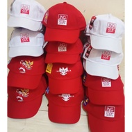 MERAH 5-14th Red and White Children's Baseball Cap Mixue Merdeka August Ready