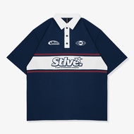 Kickchick Polo Rugby Shirt Company Maroon & Navy | Baju berkerah | Kaos Kasual Formal | KCPS001